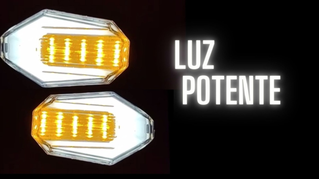 Direccional Negro Led Moto Universal