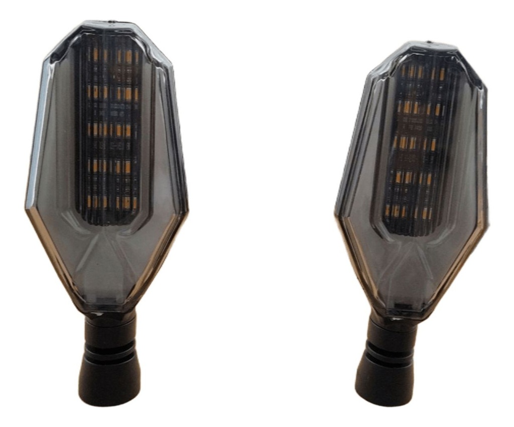 Direccional Negro Led Moto Universal
