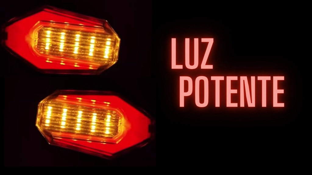 Direccional Leds Bi-color Moto Universal 2 Piezas