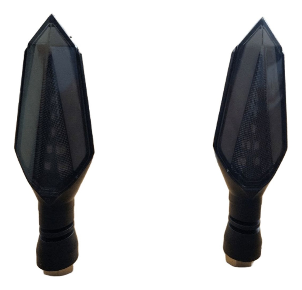 Direccional Leds Bi-color Moto Universal 2 Piezas