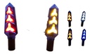 Direccional Leds Bi-color Moto Universal 2 Piezas