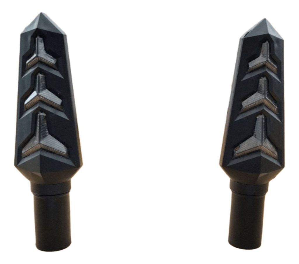 Direccional Leds Bi-color Moto Universal 2 Piezas