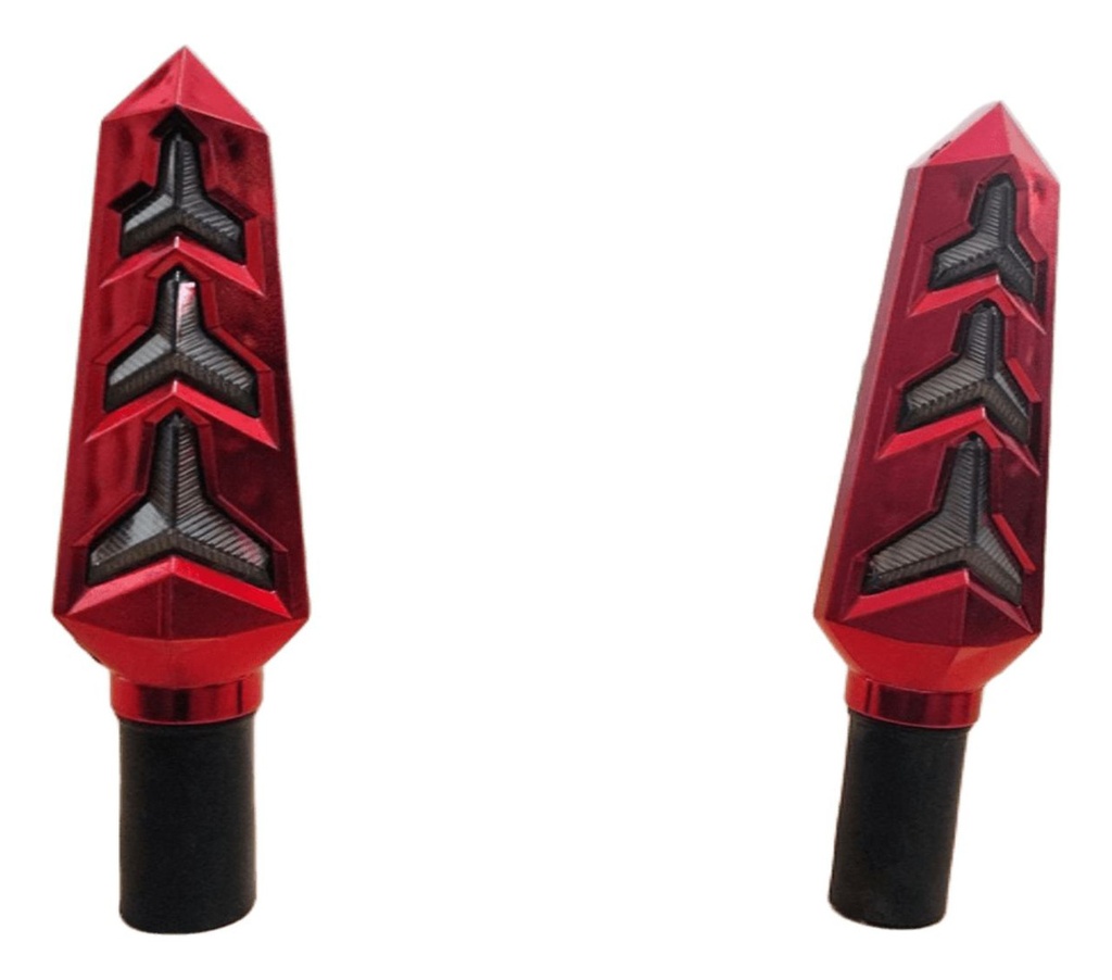 Direccional Leds Bi-color Moto Universal 2 Piezas