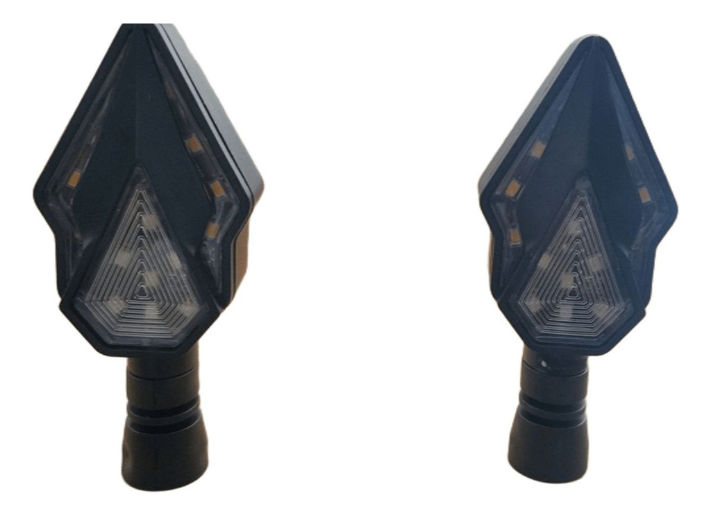 Direccional Leds Bi-color Moto Universal 2 Piezas