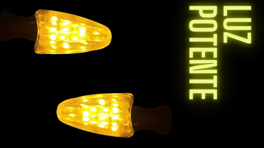 Direccional Leds Universal Running Moto Universal 2 Piezas