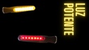 Direccional Negro Mate Led 4cables Luz Multicolor Moto Univ