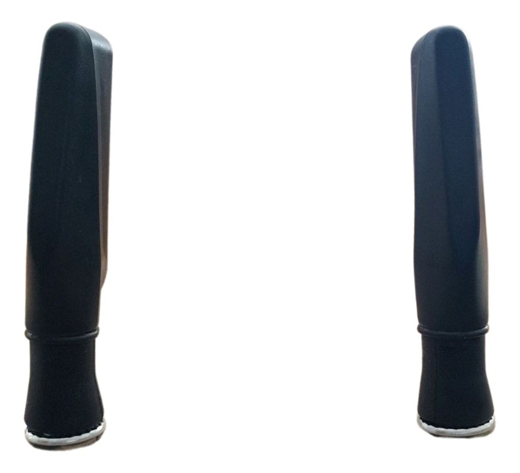 Direccional Negro Mate Led 4cables Luz Multicolor Moto Univ