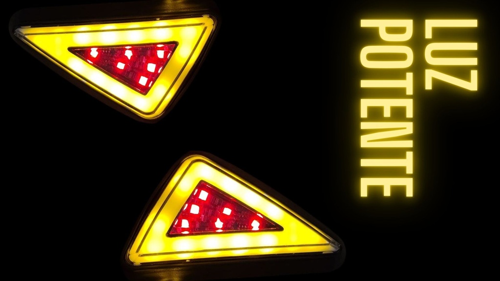 Direccional Leds Bi-color Moto Universal 2 Piezas
