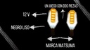 Direccional Premium Led Alta Intensidad Moto Univ 2 Piezas