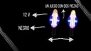 Direccional Leds Bi-color Running Moto Universal 2 Piezas