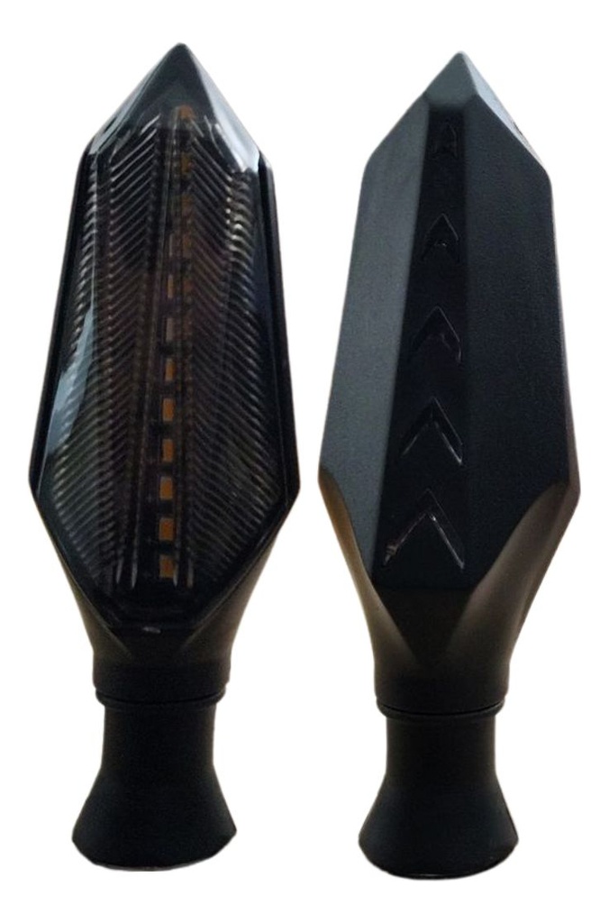 Direccional Leds Bi-color Running Moto Universal 2 Piezas