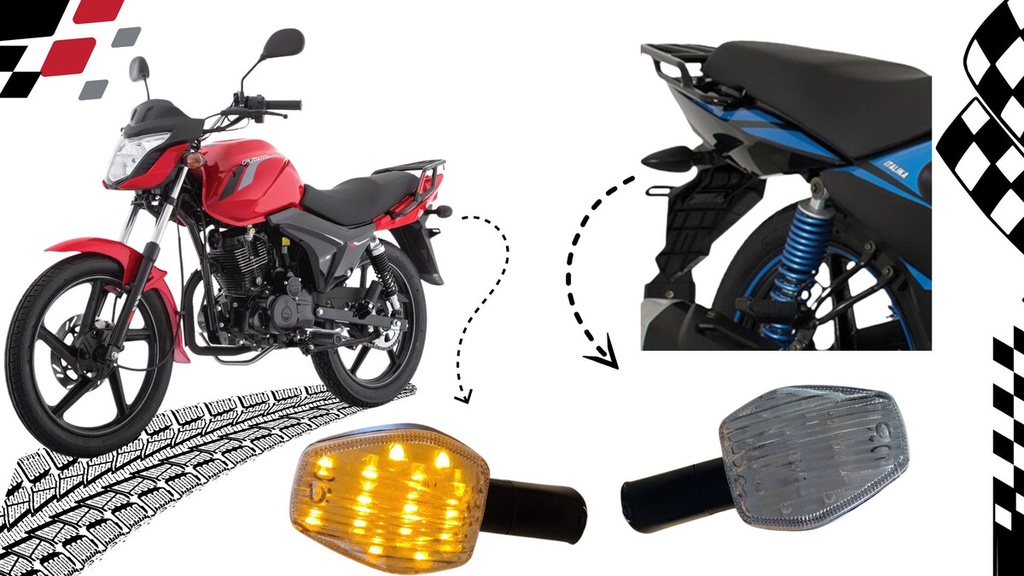 Direccional Traseras Ft180/ft200/ft250/rt180 2 Piezas
