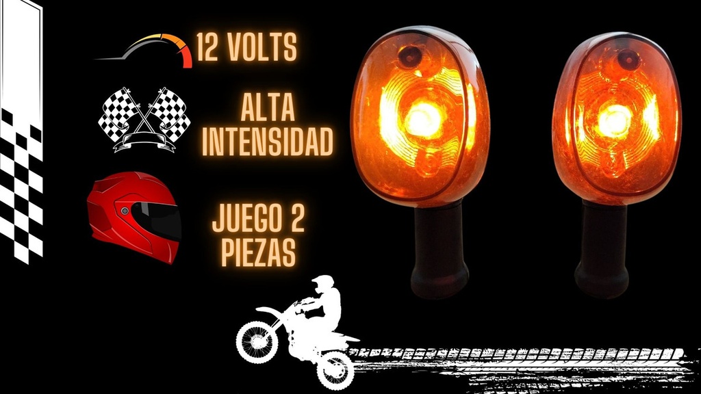 Direccional Italika Dm150 Juego 2 Piezas