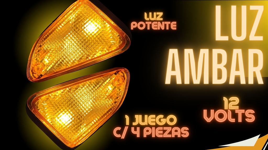 Juego Con 4 Piezas Direccionales Laterales Yamaha Ybr125