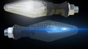 Direccional Bi Color Led Moto Universal 2 Piezas