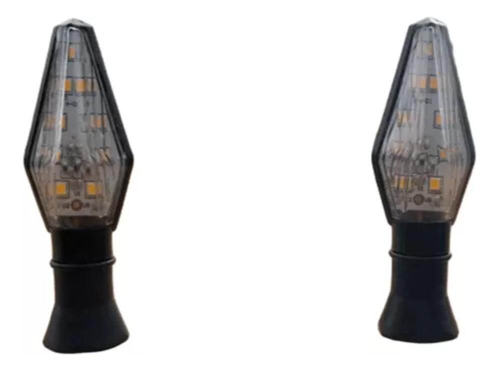 Direccional Bi Color Led Moto Universal 2 Piezas