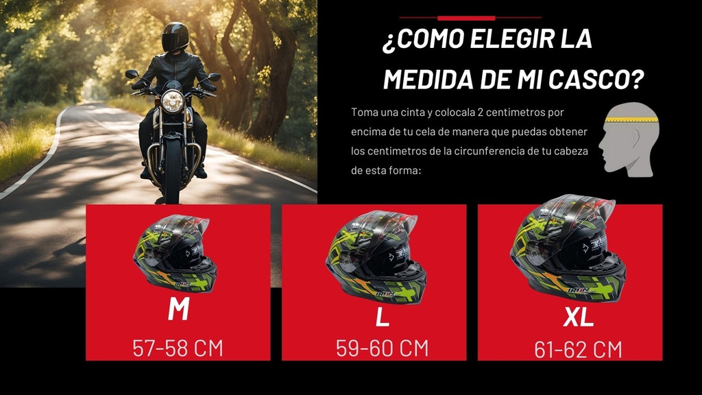 Casco Integral Iron Racing Visera Transparente Moto Dot