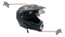 Casco Cross Cerrado  Doble Mica Dot
