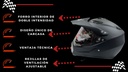 Casco Cross Cerrado  Doble Mica Dot