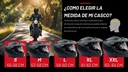 Casco Cross Cerrado  Doble Mica Dot