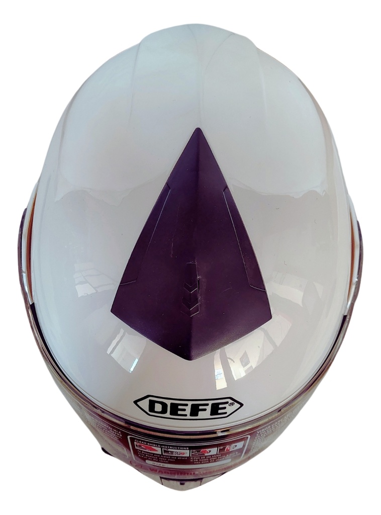 Casco Abatible Doble Mica Blanco S Dot