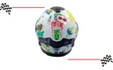 Casco Abatible Speedup Blanco Iron Racing