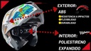 Casco Abatible Speedup Blanco Iron Racing