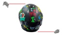 Casco Abatible Speedup Blanco Iron Racing