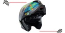 Casco Abatible Speedup Blanco Iron Racing