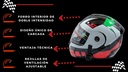 Casco Abatible Virtue Doble Mica Anti-rayones Dot