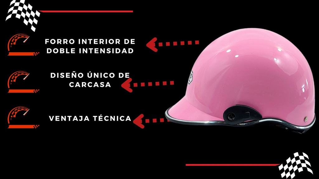 Casco Defe 1/2 Cachucha Abs De Alto Impacto Calidad Iso