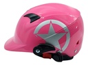 Casco Infantil Moto Media Cachucha Estrella Abs Protección