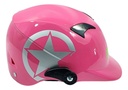 Casco Infantil Moto Media Cachucha Estrella Abs Protección