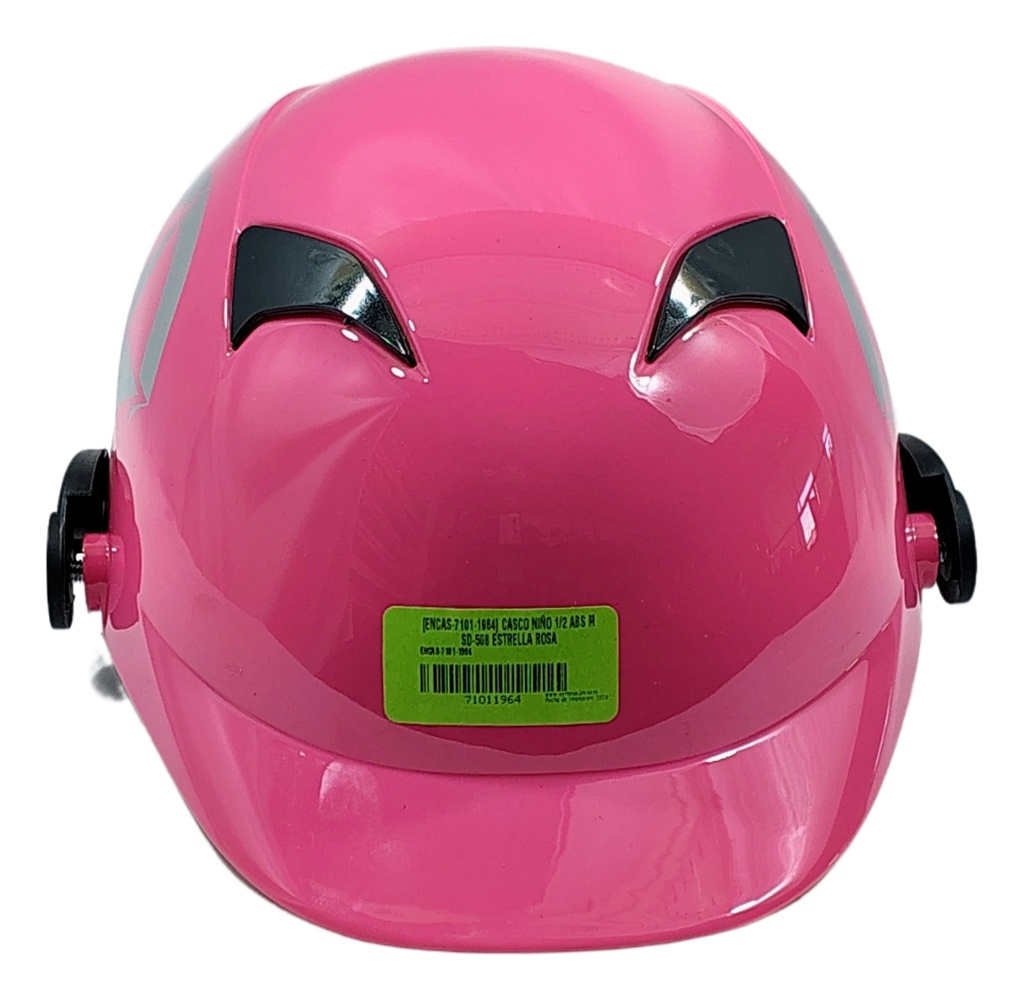 Casco Infantil Moto Media Cachucha Estrella Abs Protección