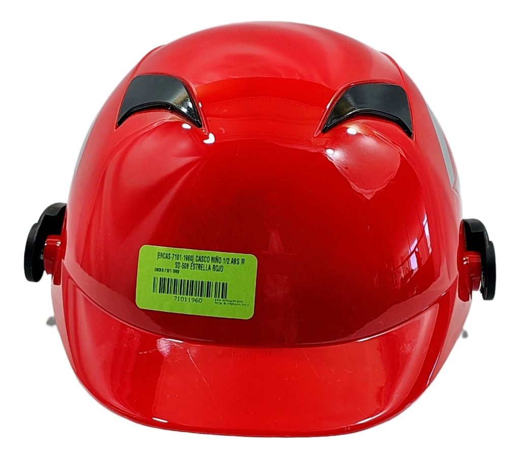 Casco Infantil Moto Media Cachucha Estrella Abs Protección