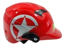 Casco Infantil Moto Media Cachucha Estrella Abs Protección