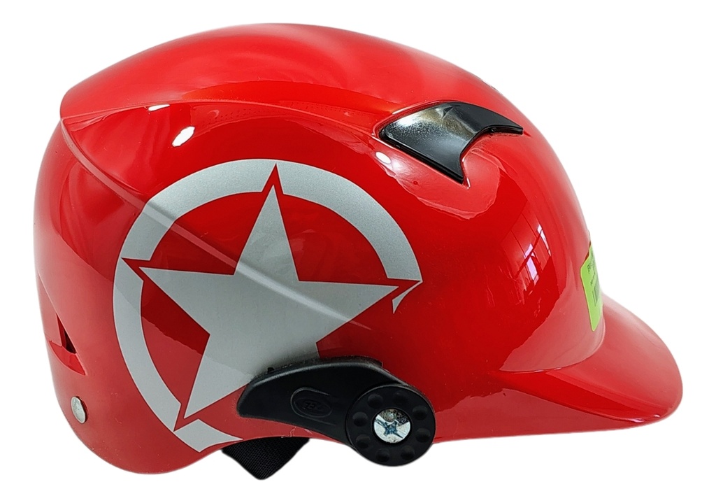 Casco Infantil Moto Media Cachucha Estrella Abs Protección