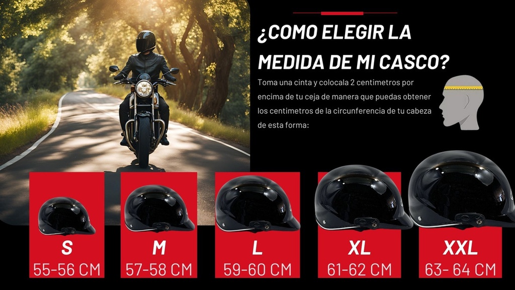 Casco 1/2 Cachucha Abs Calidad Iso