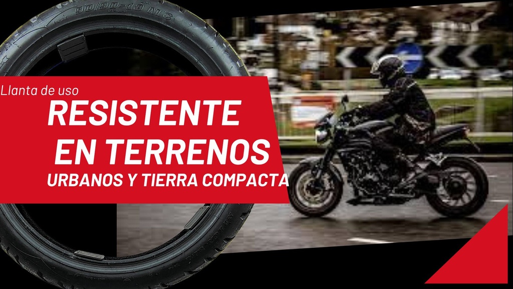 Llanta Moto 90/90-18 Tl 6pr