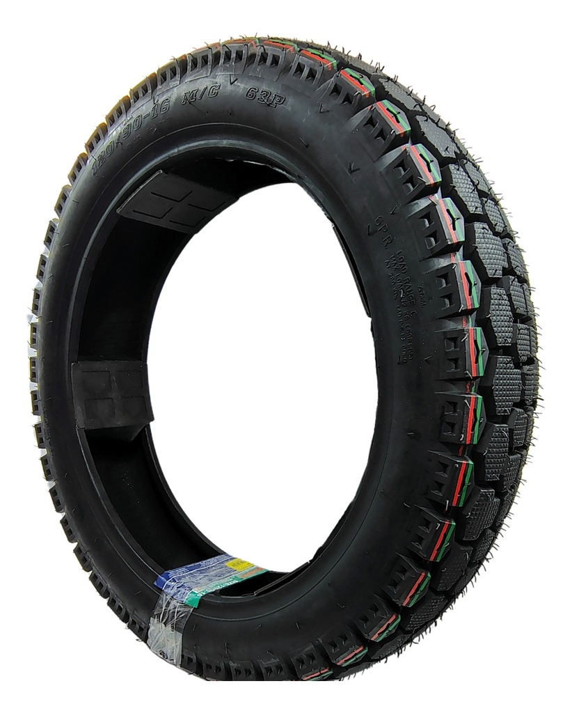 Llanta Moto Matsuma 120/90-16 6pr Tubeless 272kg 63p