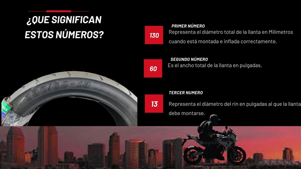 Llanta Moto Matsuma Xd-6802-01 130/60-13 Tl 250kg