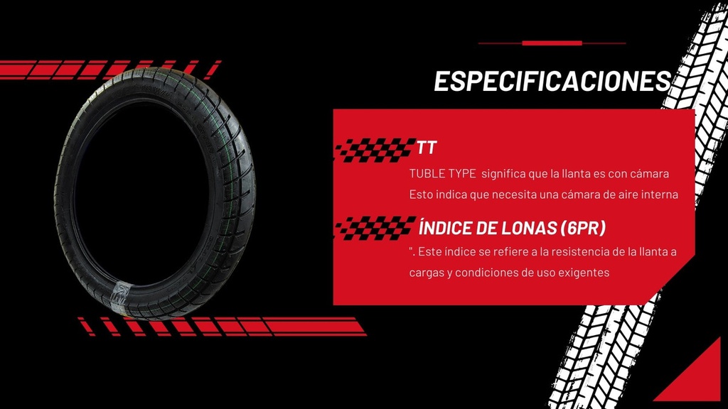 Llanta Moto Chaoyang H-610 90/90-18 Tt 230kg Dot