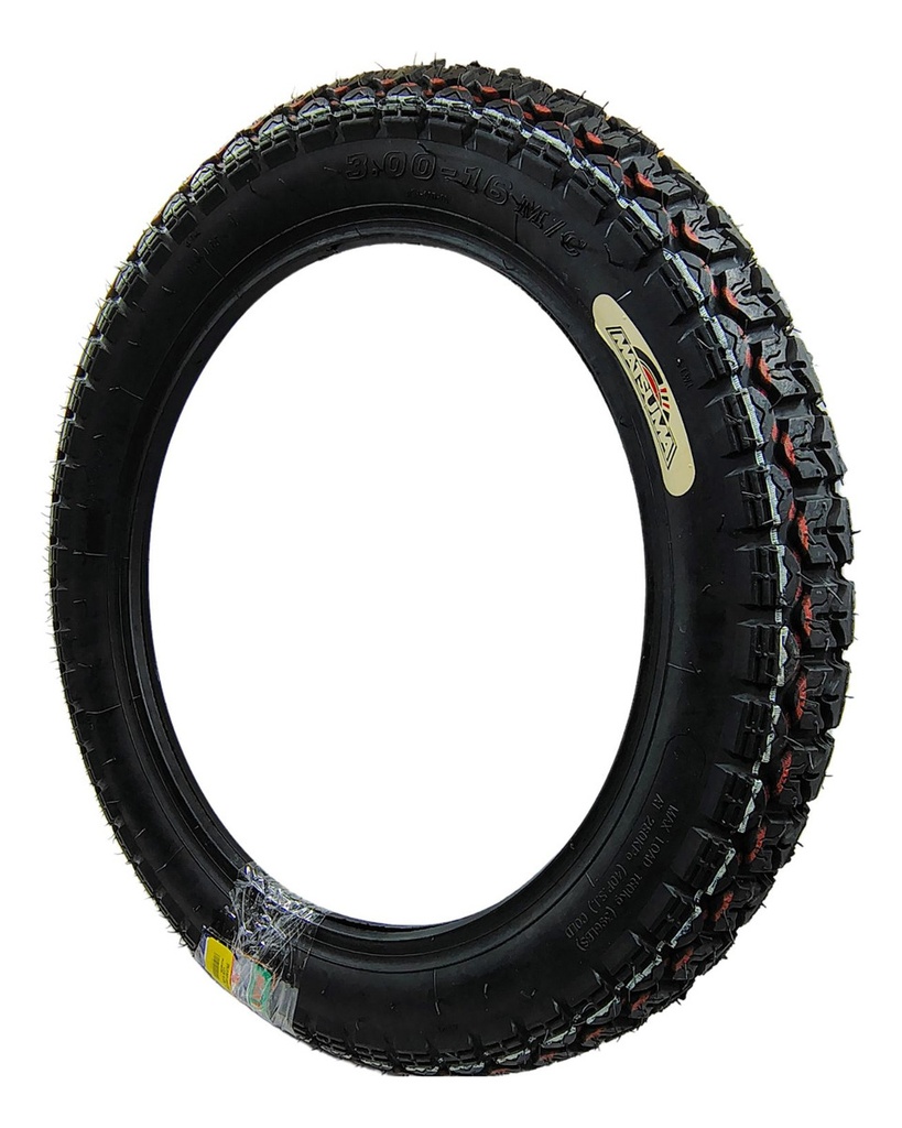 Llanta Moto Matsuma Wsx-007-01 3.00-16 Tt 180kg 48j
