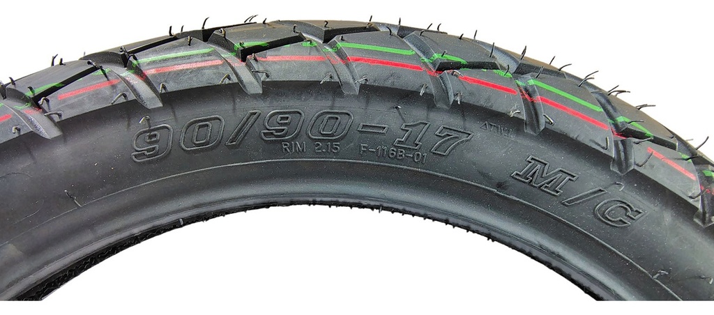 Llanta De Moto Marca  Matsuma 90/90-17 Con Camara Rin 17 6pr