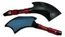 Espejo Moto Iron Racing Hacha Negro 1 Juego