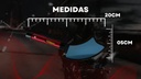 Espejo Moto Iron Racing Hacha Negro 1 Juego