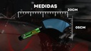 Espejo Moto Iron Racing Hacha Negro 1 Juego