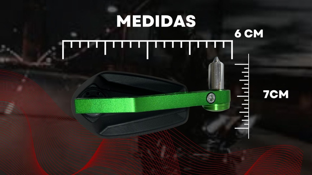 Espejo Retrovisor Moto Marca Soko 1 Par