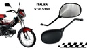 Espejo Retrovisor Moto Italika St70/st90 Ovalado Matsuma