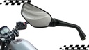 Espejo Retrovisor Moto Negro 10mm Pulsar 200ns Marca Red Par